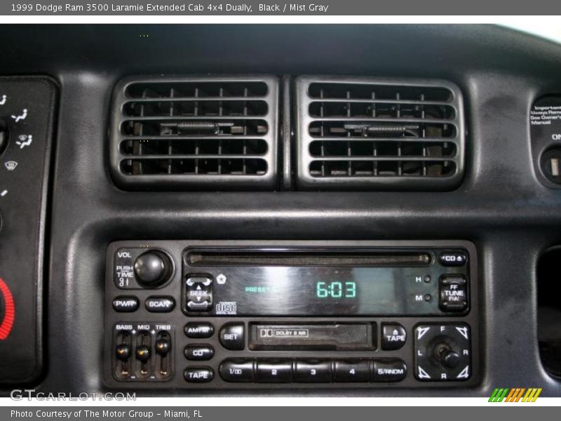 Black / Mist Gray 1999 Dodge Ram 3500 Laramie Extended Cab 4x4 Dually