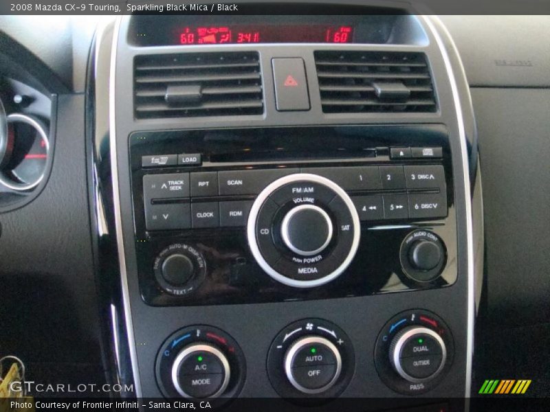 Sparkling Black Mica / Black 2008 Mazda CX-9 Touring