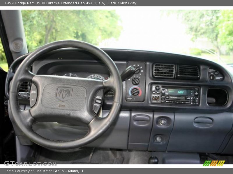 Black / Mist Gray 1999 Dodge Ram 3500 Laramie Extended Cab 4x4 Dually