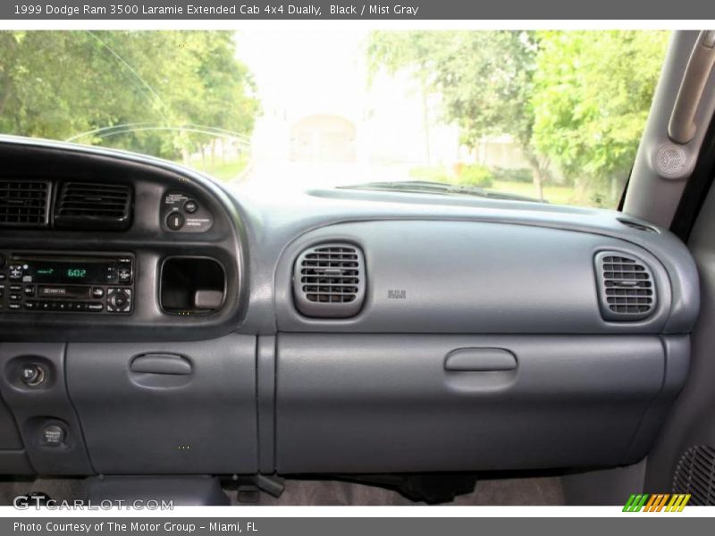 Black / Mist Gray 1999 Dodge Ram 3500 Laramie Extended Cab 4x4 Dually