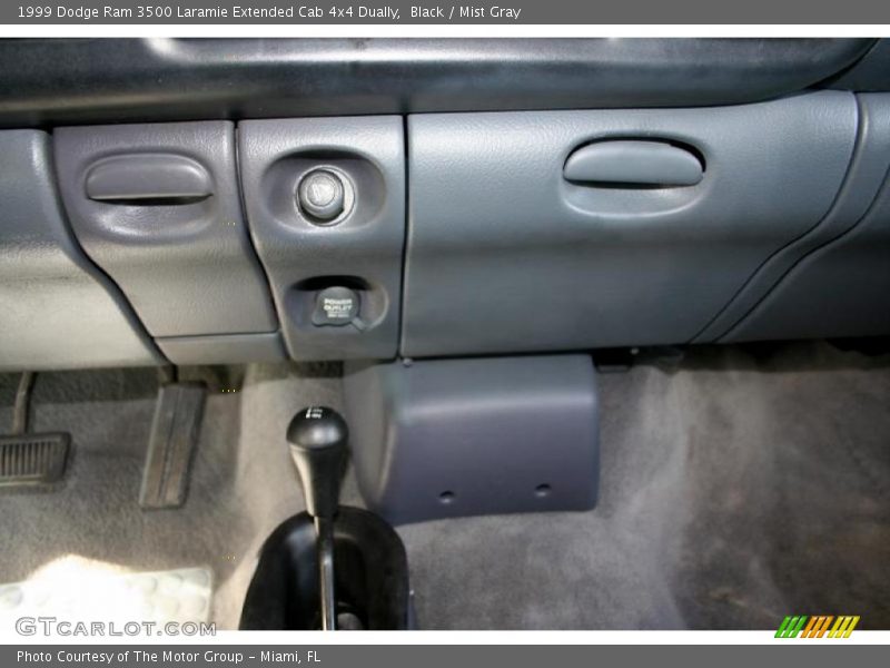 Black / Mist Gray 1999 Dodge Ram 3500 Laramie Extended Cab 4x4 Dually