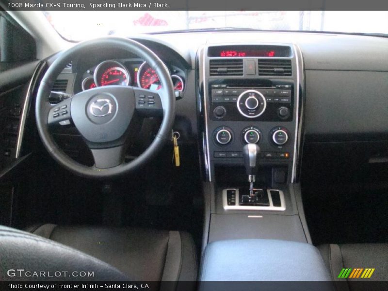 Sparkling Black Mica / Black 2008 Mazda CX-9 Touring