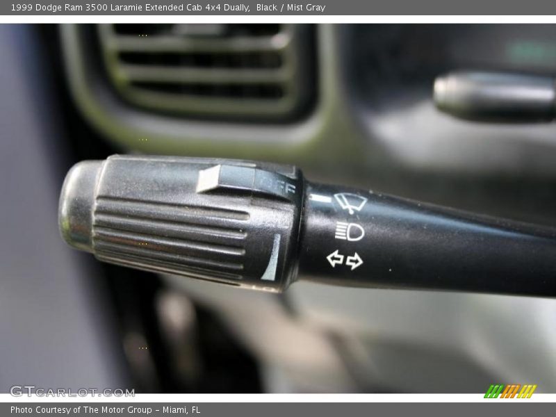 Black / Mist Gray 1999 Dodge Ram 3500 Laramie Extended Cab 4x4 Dually