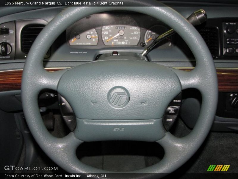 Light Blue Metallic / Light Graphite 1996 Mercury Grand Marquis GS