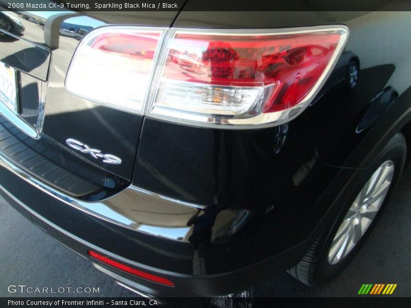 Sparkling Black Mica / Black 2008 Mazda CX-9 Touring