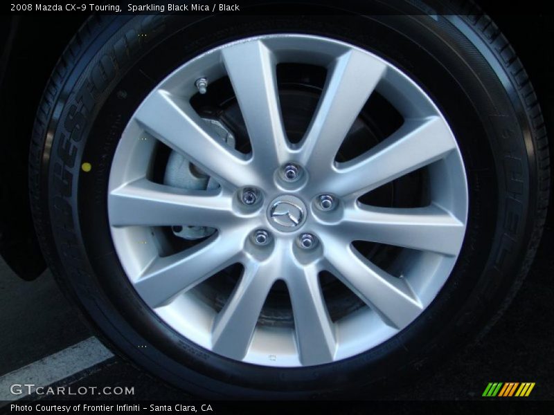 Sparkling Black Mica / Black 2008 Mazda CX-9 Touring