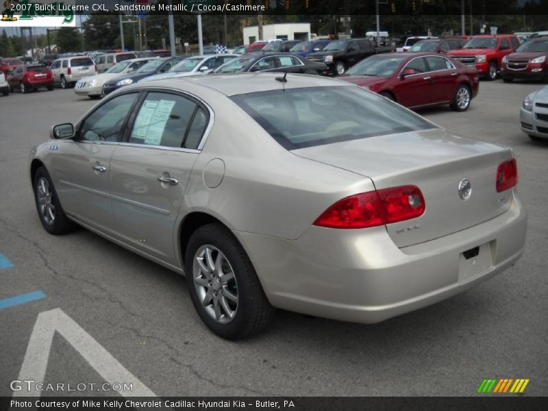 Sandstone Metallic / Cocoa/Cashmere 2007 Buick Lucerne CXL
