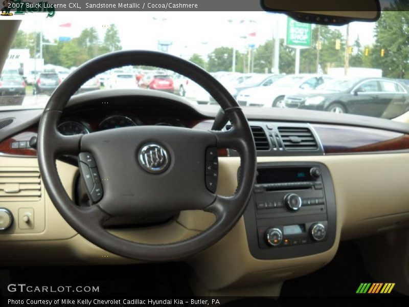 Sandstone Metallic / Cocoa/Cashmere 2007 Buick Lucerne CXL