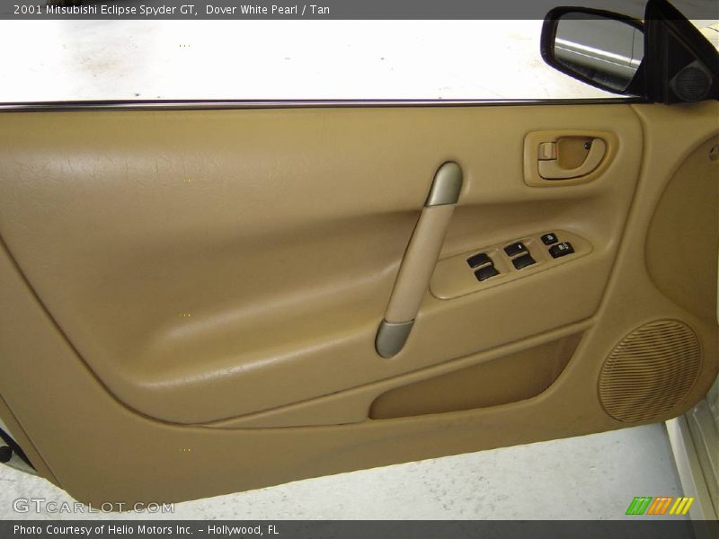 Dover White Pearl / Tan 2001 Mitsubishi Eclipse Spyder GT