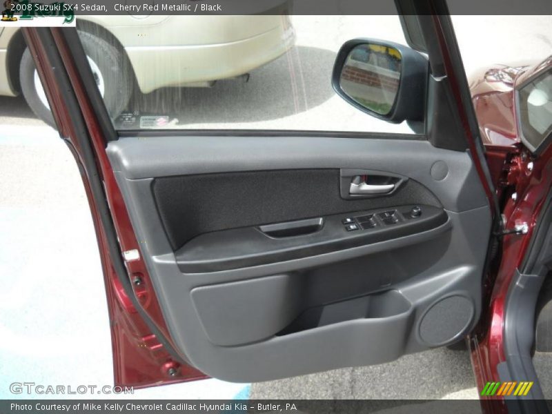 Cherry Red Metallic / Black 2008 Suzuki SX4 Sedan
