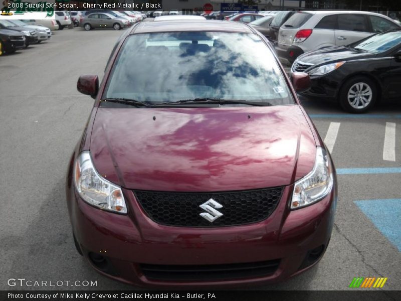 Cherry Red Metallic / Black 2008 Suzuki SX4 Sedan