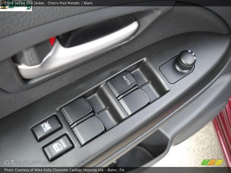 Cherry Red Metallic / Black 2008 Suzuki SX4 Sedan