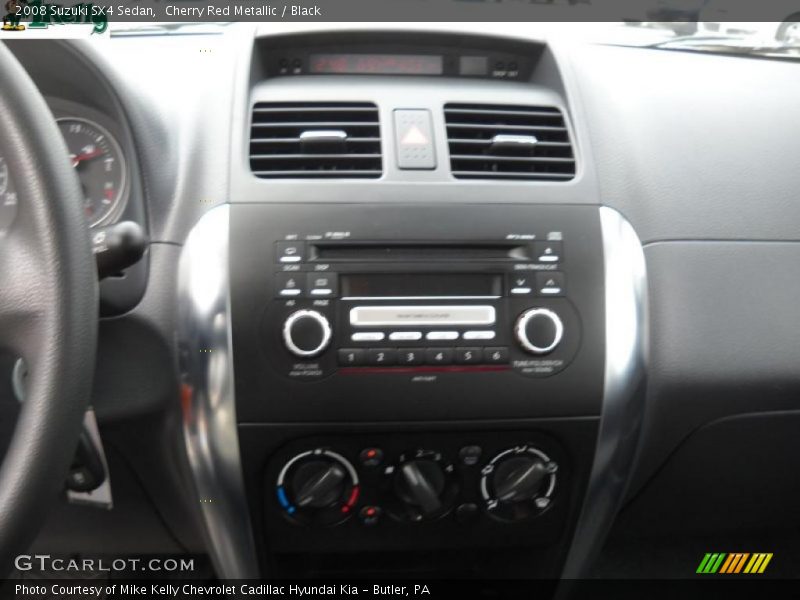 Cherry Red Metallic / Black 2008 Suzuki SX4 Sedan