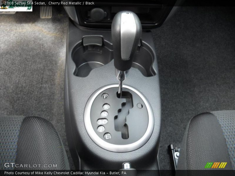 Cherry Red Metallic / Black 2008 Suzuki SX4 Sedan