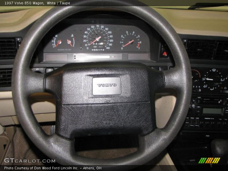 White / Taupe 1997 Volvo 850 Wagon