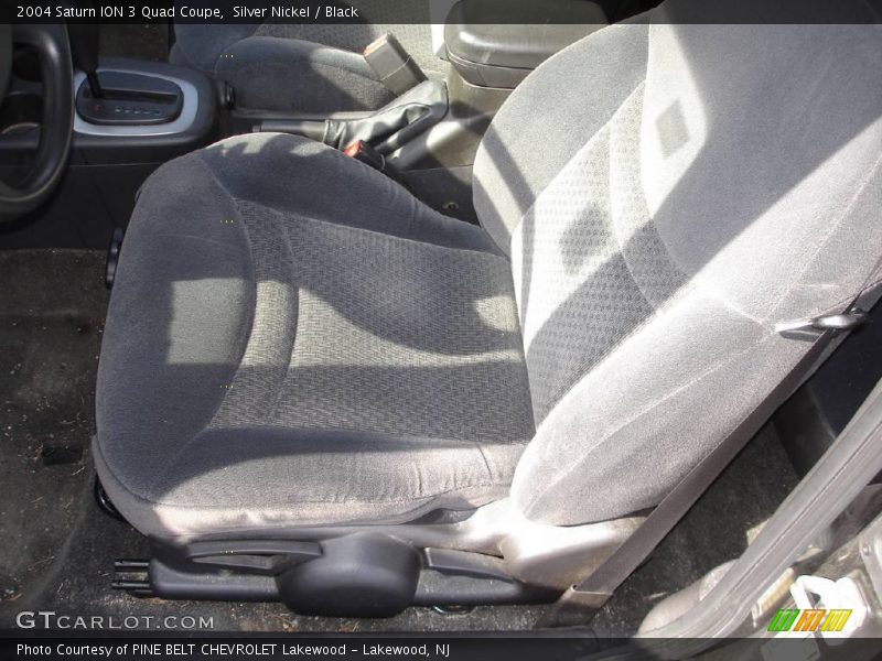 Silver Nickel / Black 2004 Saturn ION 3 Quad Coupe