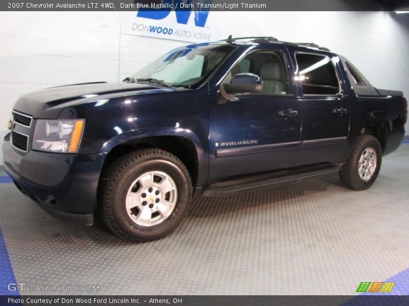 Dark Blue Metallic / Dark Titanium/Light Titanium 2007 Chevrolet Avalanche LTZ 4WD
