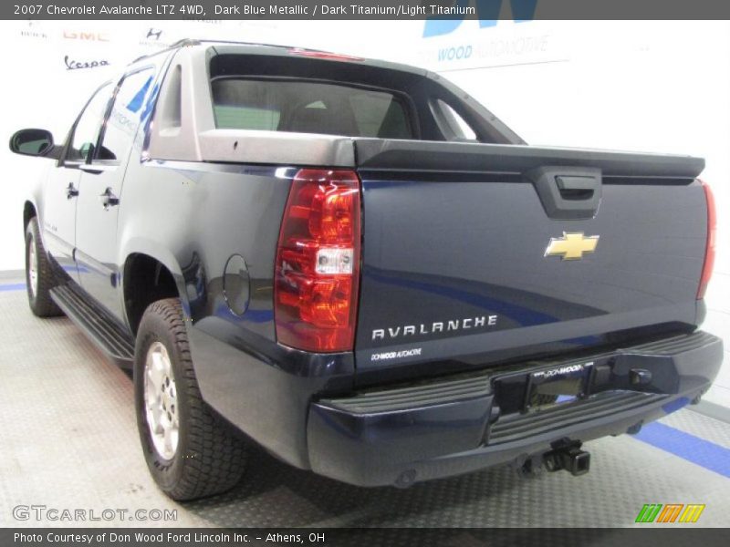 Dark Blue Metallic / Dark Titanium/Light Titanium 2007 Chevrolet Avalanche LTZ 4WD