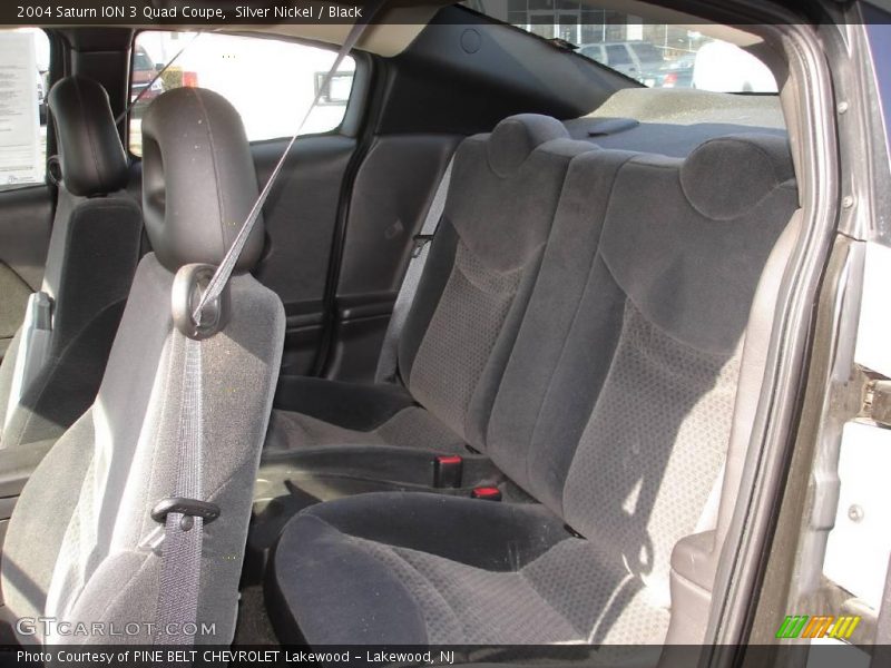 Silver Nickel / Black 2004 Saturn ION 3 Quad Coupe