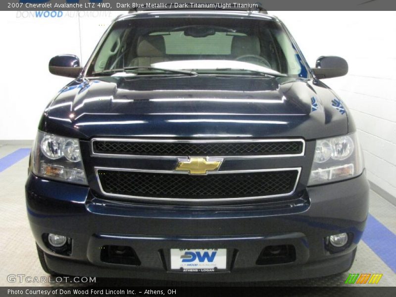 Dark Blue Metallic / Dark Titanium/Light Titanium 2007 Chevrolet Avalanche LTZ 4WD