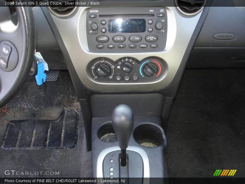 Silver Nickel / Black 2004 Saturn ION 3 Quad Coupe