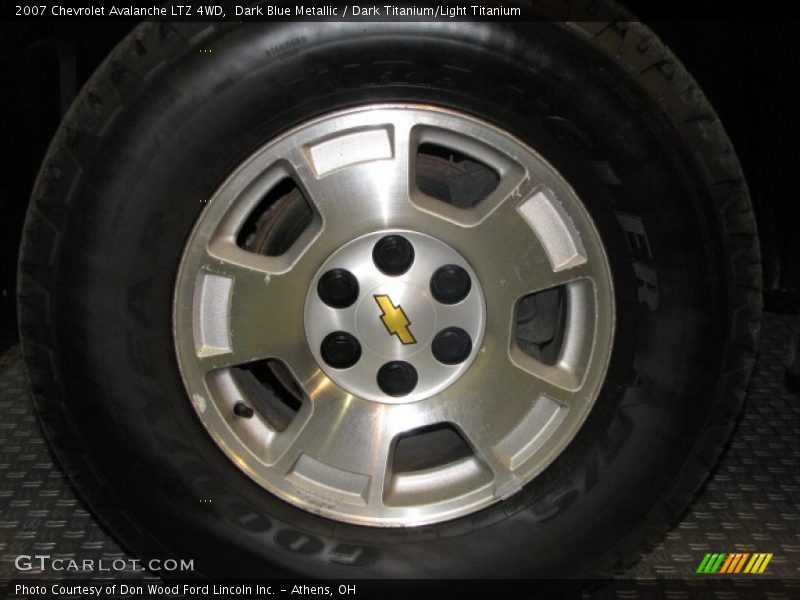 Dark Blue Metallic / Dark Titanium/Light Titanium 2007 Chevrolet Avalanche LTZ 4WD
