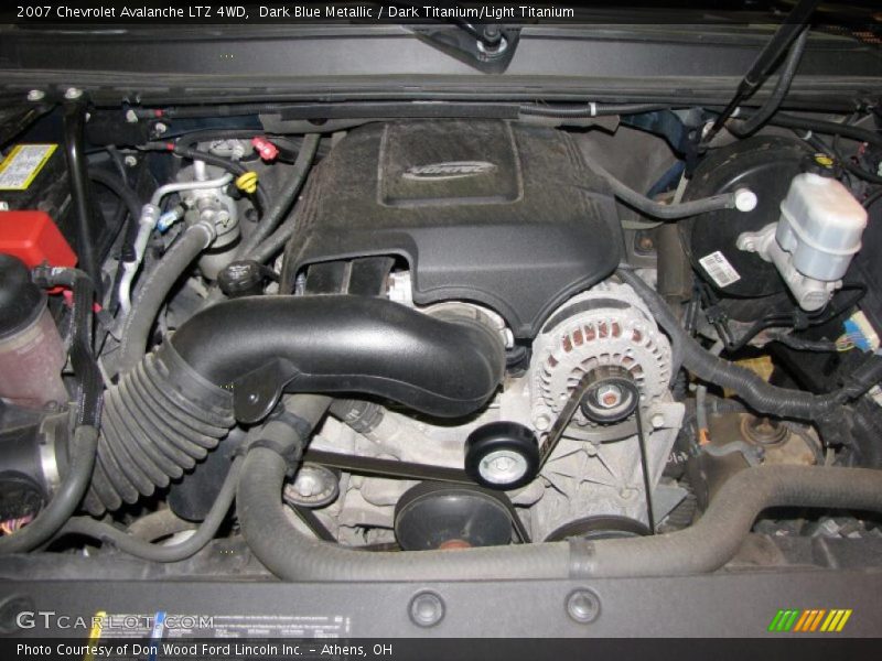 Dark Blue Metallic / Dark Titanium/Light Titanium 2007 Chevrolet Avalanche LTZ 4WD
