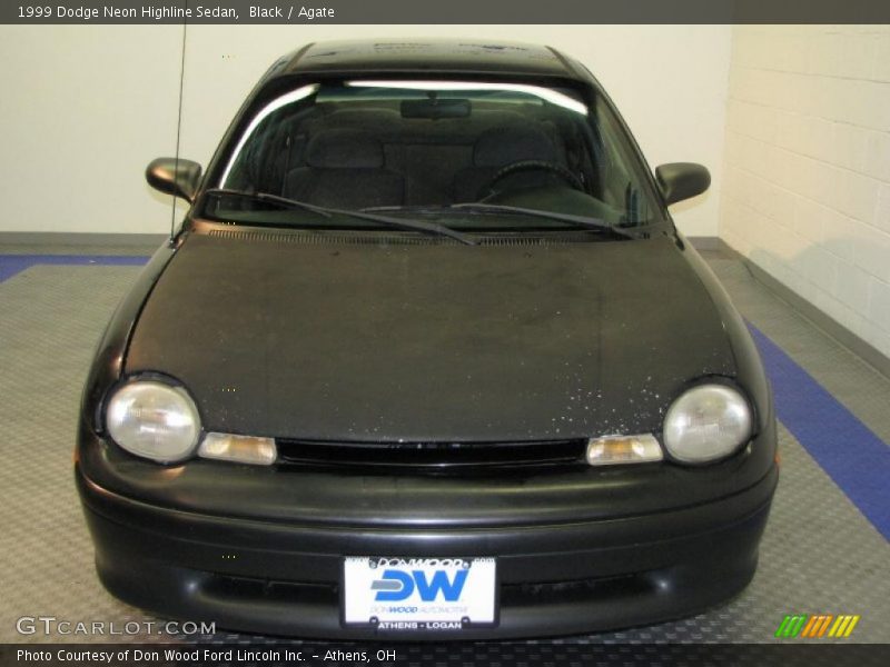 Black / Agate 1999 Dodge Neon Highline Sedan