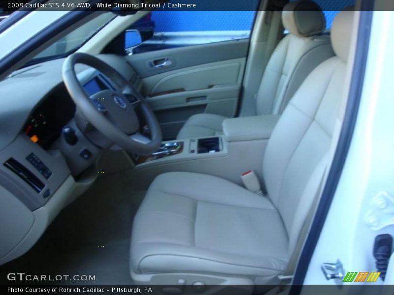 White Diamond Tricoat / Cashmere 2008 Cadillac STS 4 V6 AWD