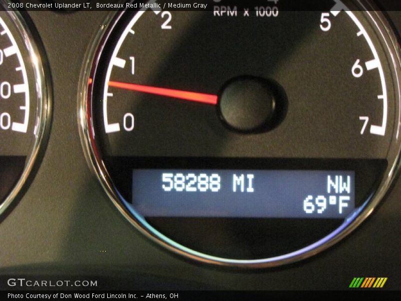 Bordeaux Red Metallic / Medium Gray 2008 Chevrolet Uplander LT