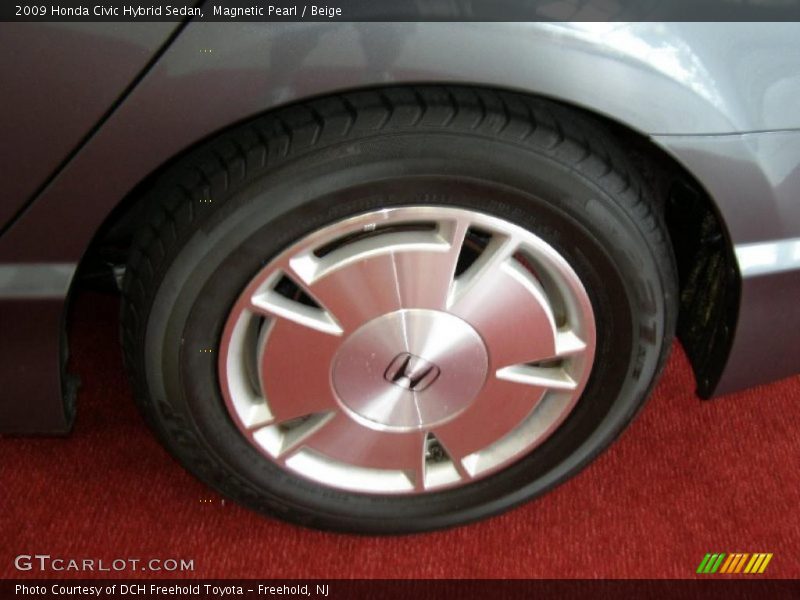 Magnetic Pearl / Beige 2009 Honda Civic Hybrid Sedan