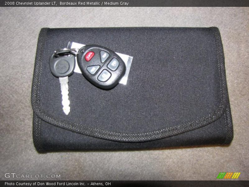 Bordeaux Red Metallic / Medium Gray 2008 Chevrolet Uplander LT