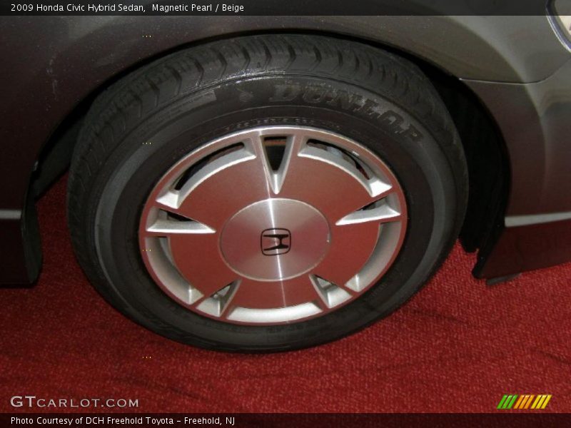 Magnetic Pearl / Beige 2009 Honda Civic Hybrid Sedan