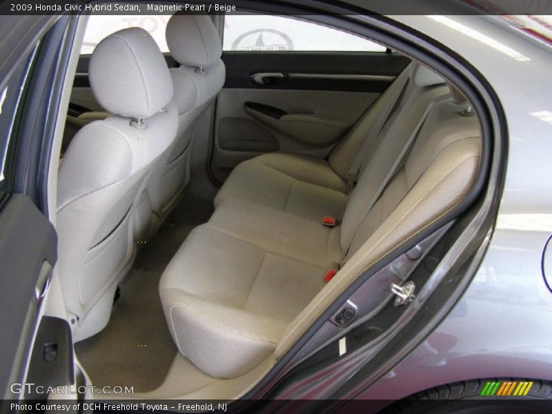 Magnetic Pearl / Beige 2009 Honda Civic Hybrid Sedan