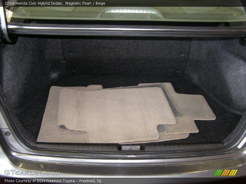 Magnetic Pearl / Beige 2009 Honda Civic Hybrid Sedan