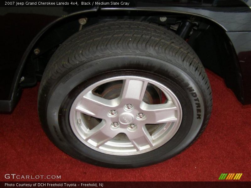 Black / Medium Slate Gray 2007 Jeep Grand Cherokee Laredo 4x4