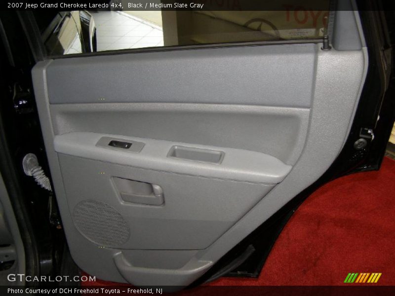 Black / Medium Slate Gray 2007 Jeep Grand Cherokee Laredo 4x4