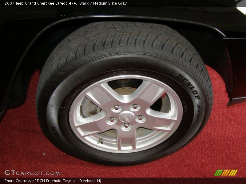 Black / Medium Slate Gray 2007 Jeep Grand Cherokee Laredo 4x4