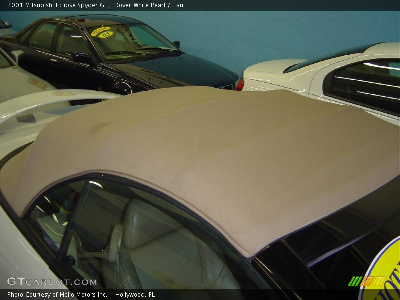 Dover White Pearl / Tan 2001 Mitsubishi Eclipse Spyder GT