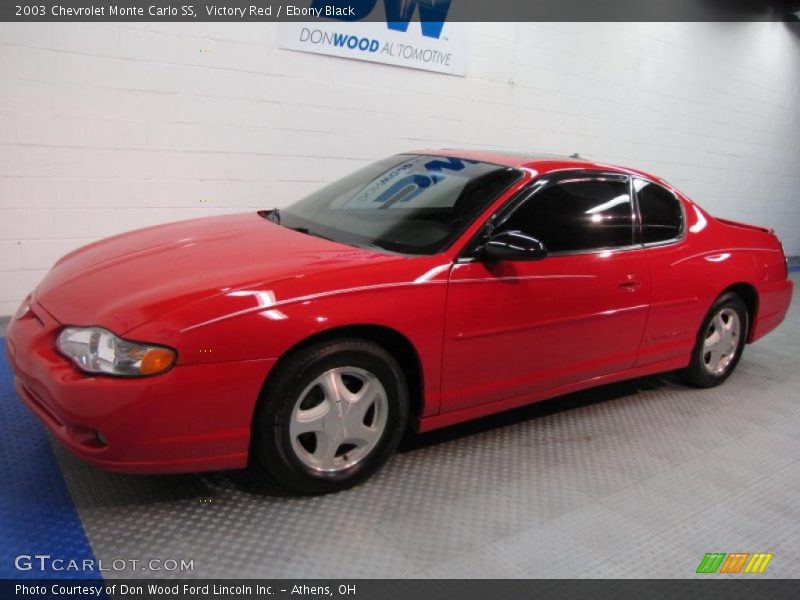 Victory Red / Ebony Black 2003 Chevrolet Monte Carlo SS