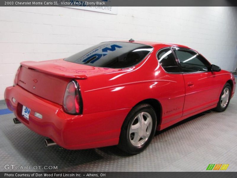 Victory Red / Ebony Black 2003 Chevrolet Monte Carlo SS