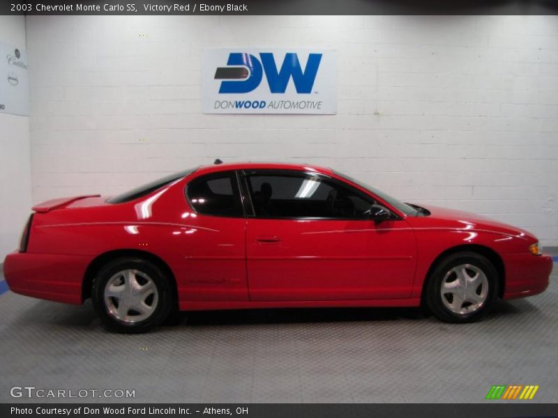 Victory Red / Ebony Black 2003 Chevrolet Monte Carlo SS