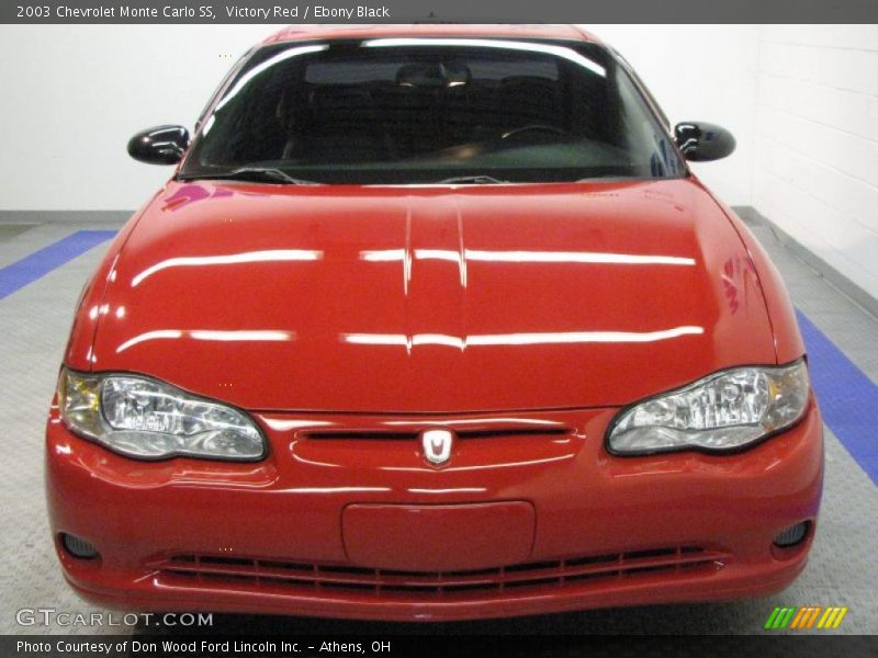 Victory Red / Ebony Black 2003 Chevrolet Monte Carlo SS