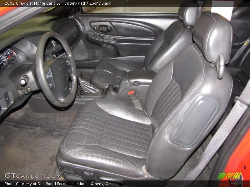 Victory Red / Ebony Black 2003 Chevrolet Monte Carlo SS