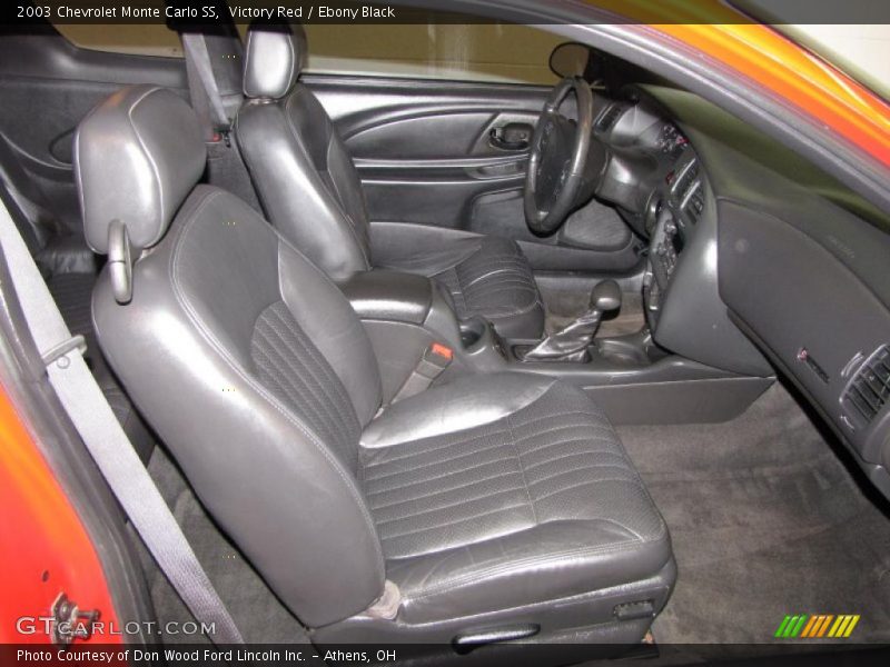 Victory Red / Ebony Black 2003 Chevrolet Monte Carlo SS