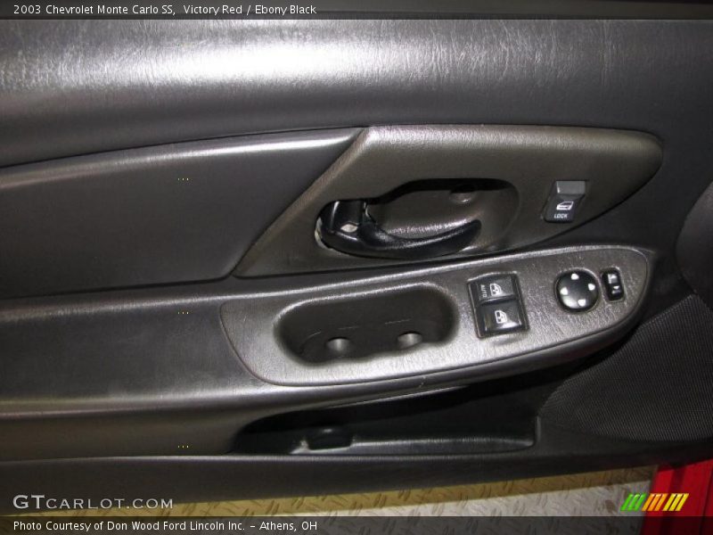 Victory Red / Ebony Black 2003 Chevrolet Monte Carlo SS