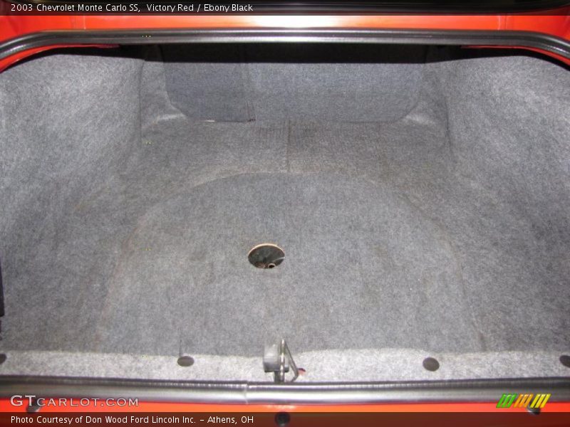 Victory Red / Ebony Black 2003 Chevrolet Monte Carlo SS