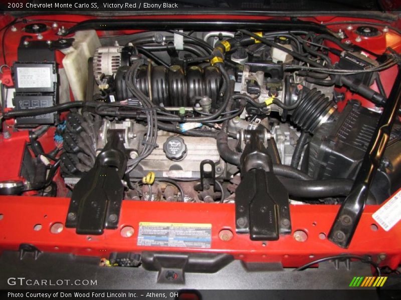 Victory Red / Ebony Black 2003 Chevrolet Monte Carlo SS