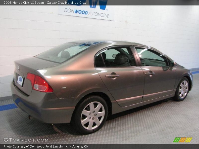 Galaxy Gray Metallic / Gray 2008 Honda Civic LX Sedan