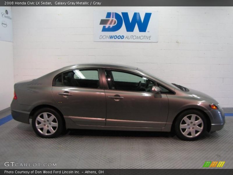 Galaxy Gray Metallic / Gray 2008 Honda Civic LX Sedan